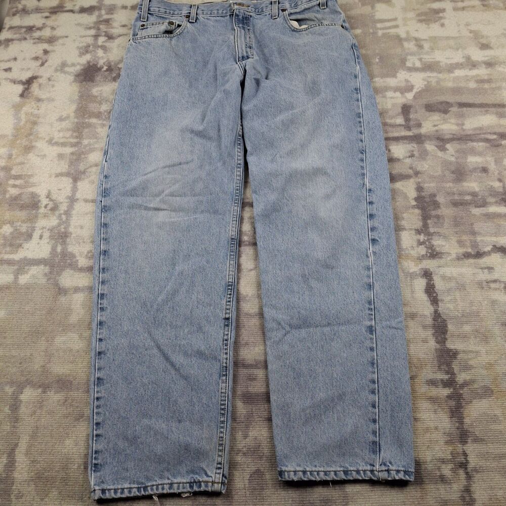 Vintage 2000 Arizona Jean Co Loose Fit Baggy Jeans Mens 38x32 Light Wash Denim